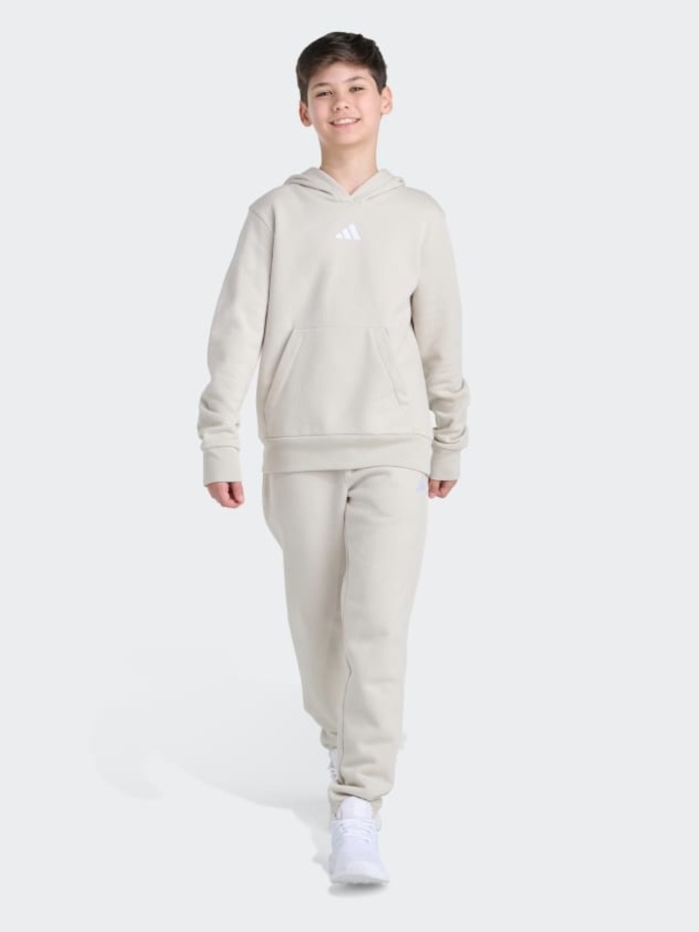 Adidas 2-PIECE Kids LONG SLEEVE FLEECE PULLOVER & JOGGER SET